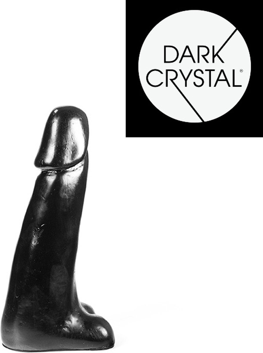 Goedkoopste Dark Crystal Dildo 21 x 5 cm - zwart