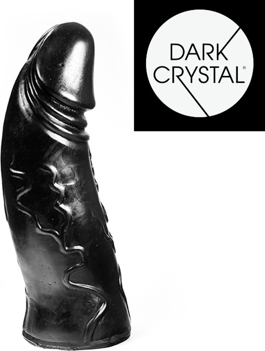 Goedkoopste Dark Crystal XXL Dildo 38,5 x 12 cm - zwart