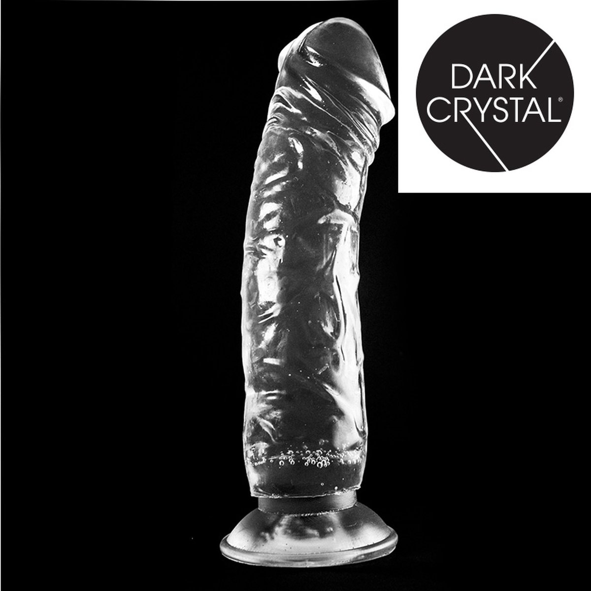 Goedkoopste Dark Crystal XXL Dildo 32 x 7 cm - transparant