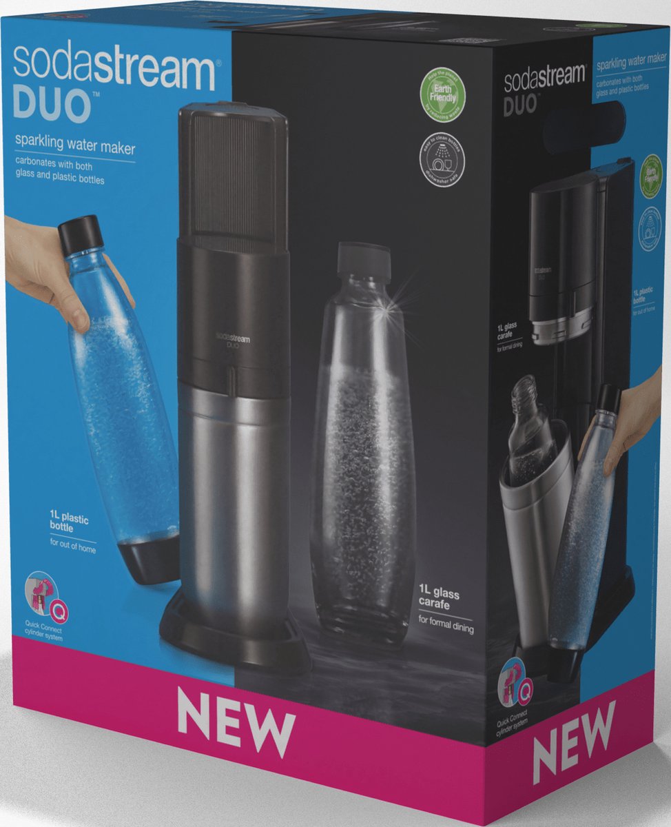 Sodastream Duo Titan 1+1, dispositif pour l'eau gazeuse