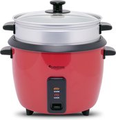 TurboTronic RC1P Rijstkoker en Slowcooker – 1 Liter – Rood