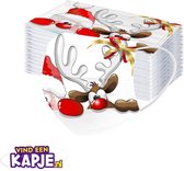 Mondkapje Wegwerpkapje Santa & Rudolph | Kerstkapje - Kerst mondkapjes |