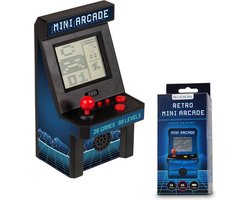 Out Of The Blue Mini Arcade Machine - 300 Retro Games - Draagbare Spelcomputer - Speelkast - Blauw