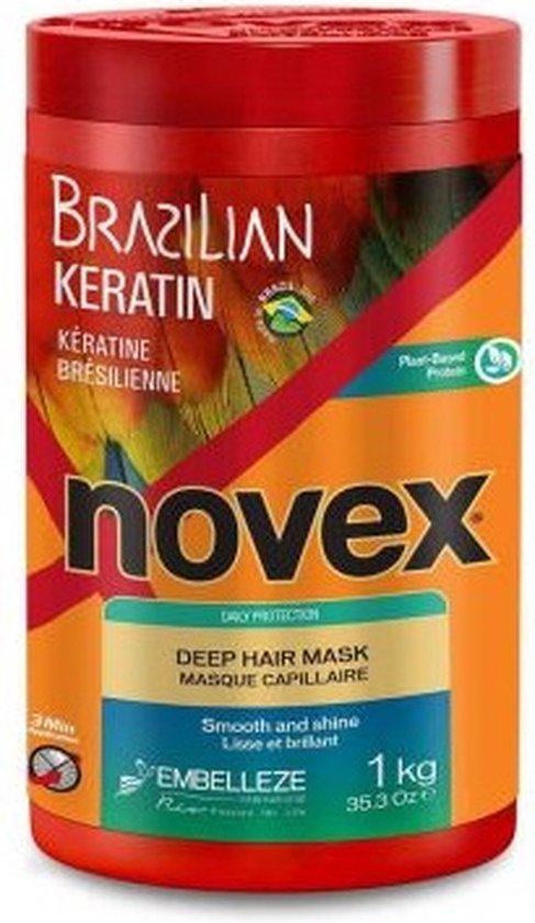 Novex - Kératine brésilienne - Masque capillaire 2 en 1 - 1kg | bol.com