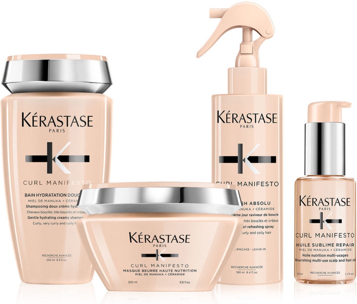Kérastase Curl Manifesto Krullend haar pakket Krultype 3 / 4 Bain