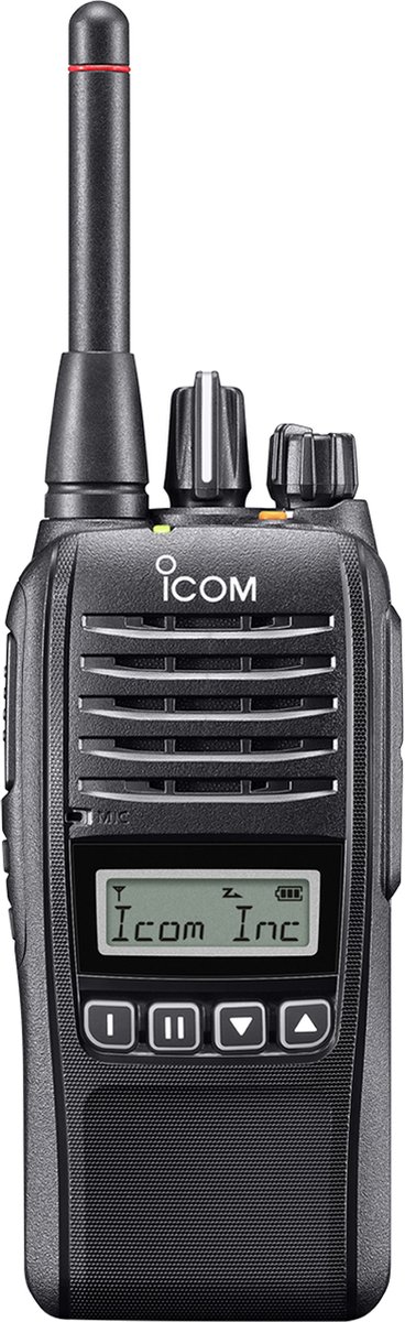 Icom IC-F29SDR - Walkie Talkie - dPMR446 - PMR446 - Portofoon IP67 - Waterdicht - Zwart