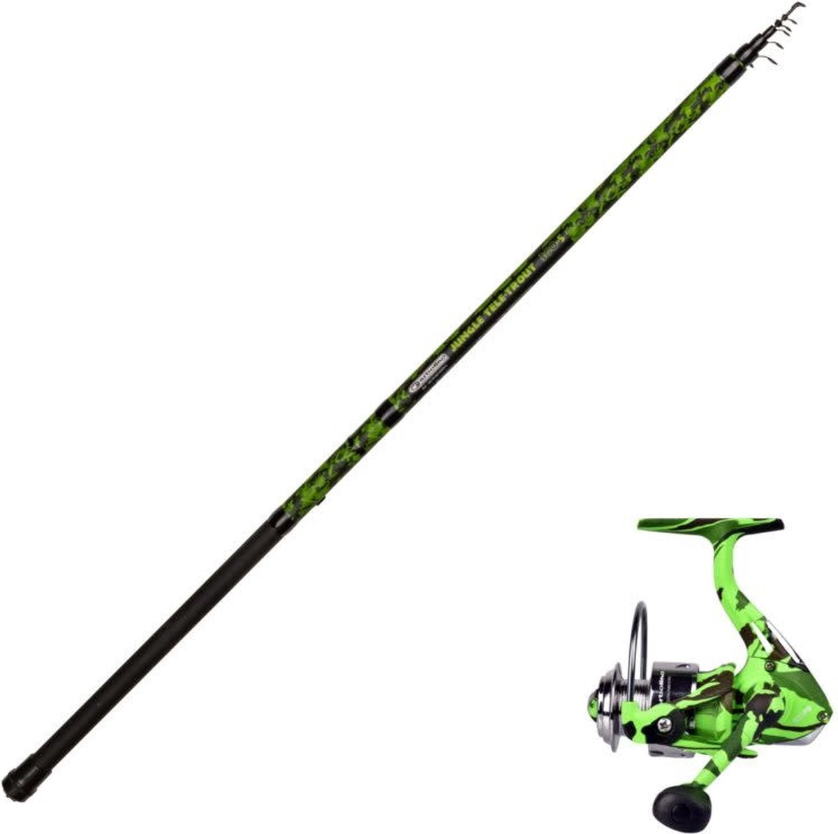 Garbolino Combi Jungle Tele Trout + Molen Jungle 101 FD