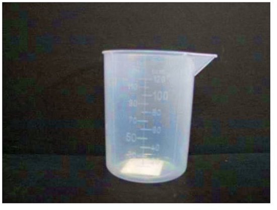 Foto: Maatbeker kunststof 120ml