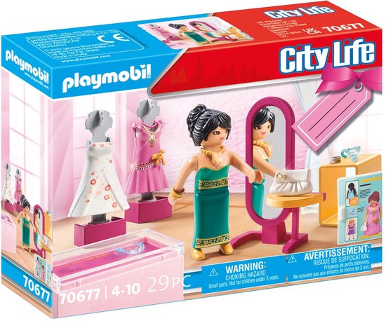 PLAYMOBIL Gift set "Feestelijke modeboetiek" - 70677