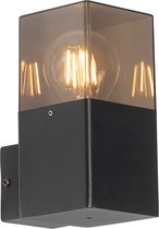 QAZQA denmark - Moderne Wandlamp voor buiten - 1 lichts - D 11.1 cm - Zwart - Buitenverlichting