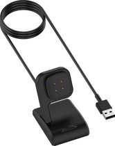 YONO Oplader Dock geschikt voor Fitbit Versa 3 / 4 / Sense - Oplaadkabel – Stand – Zwart