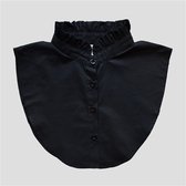 COLLAR RUFFLE BLACK L/XL