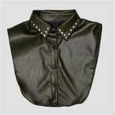 COLLAR LEATHER GREEN S/M  - LAST STOCK AVAILABLE
