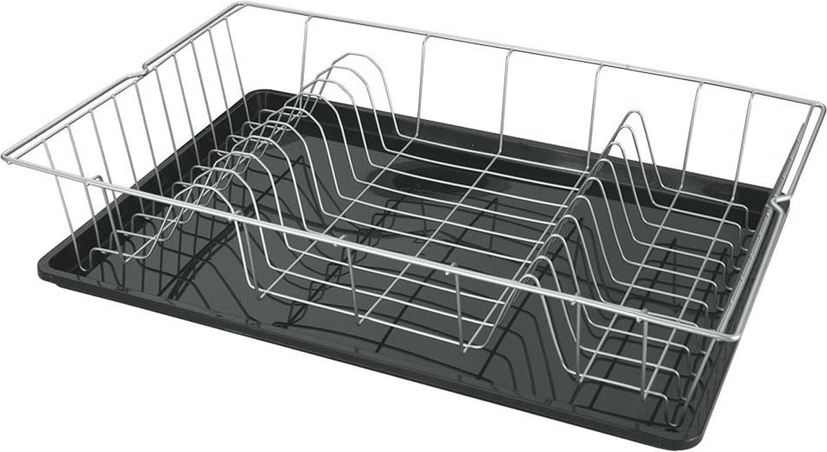 Goedkoopste Metaltex - Colonia - Afdruiprek met Lekbak - Afdruiprek - Afwasrek - 48x30 cm - Polytherm Coating