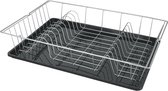 Metaltex - Égouttoir Colonia avec Bac d’Égouttage - 48 x 30 cm - Revêtement Polytherm