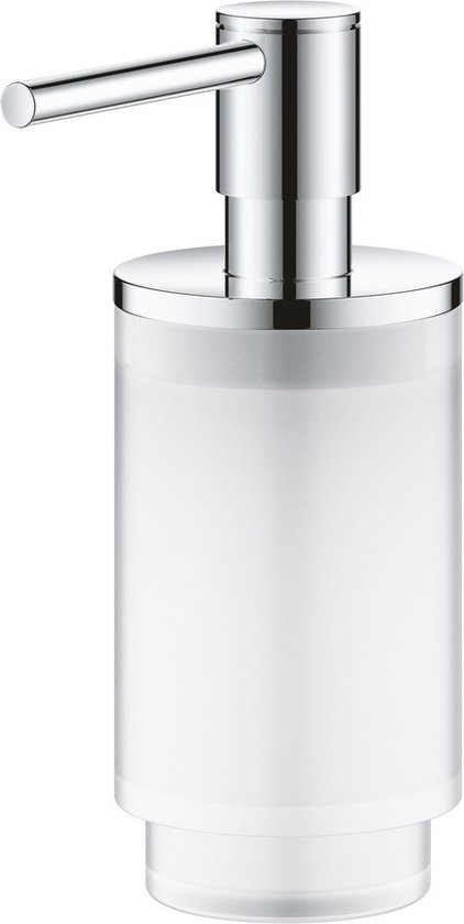 Distributeur de savon liquide, verre/chrome