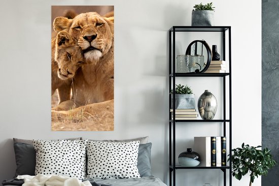 Affiche Lion - Animaux Sauvages - Cub - 60x120 cm