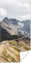 Poster Alpen - Weg - Berg - 80x160 cm
