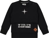 SKURK Sven Baby Jongens Zwarte Sweater - Maat 74