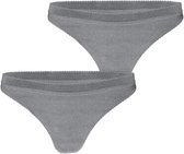 Bjorn Borg - Core Thong 2-pack - Maat XS - grijs