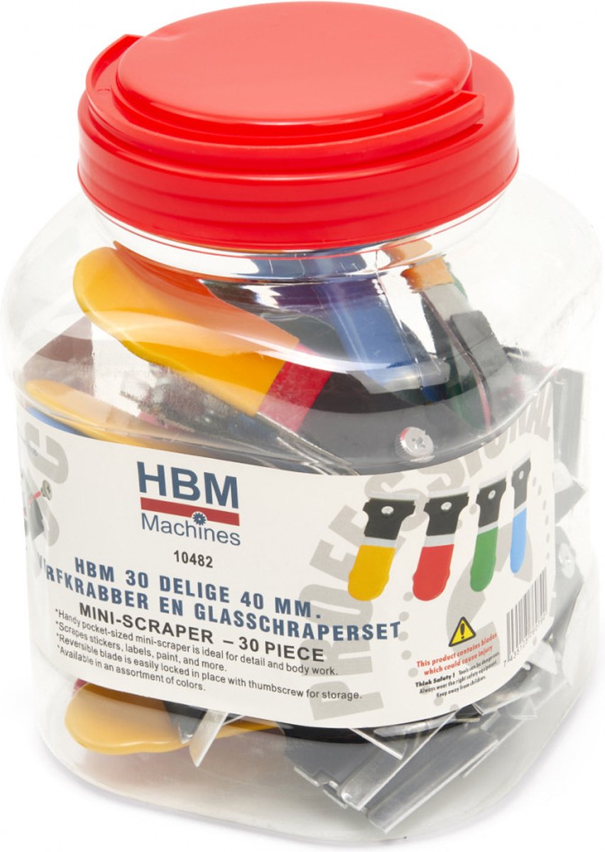 HBM 30 pièces 40 mm. Ensemble grattoir à peinture et grattoir à verre 