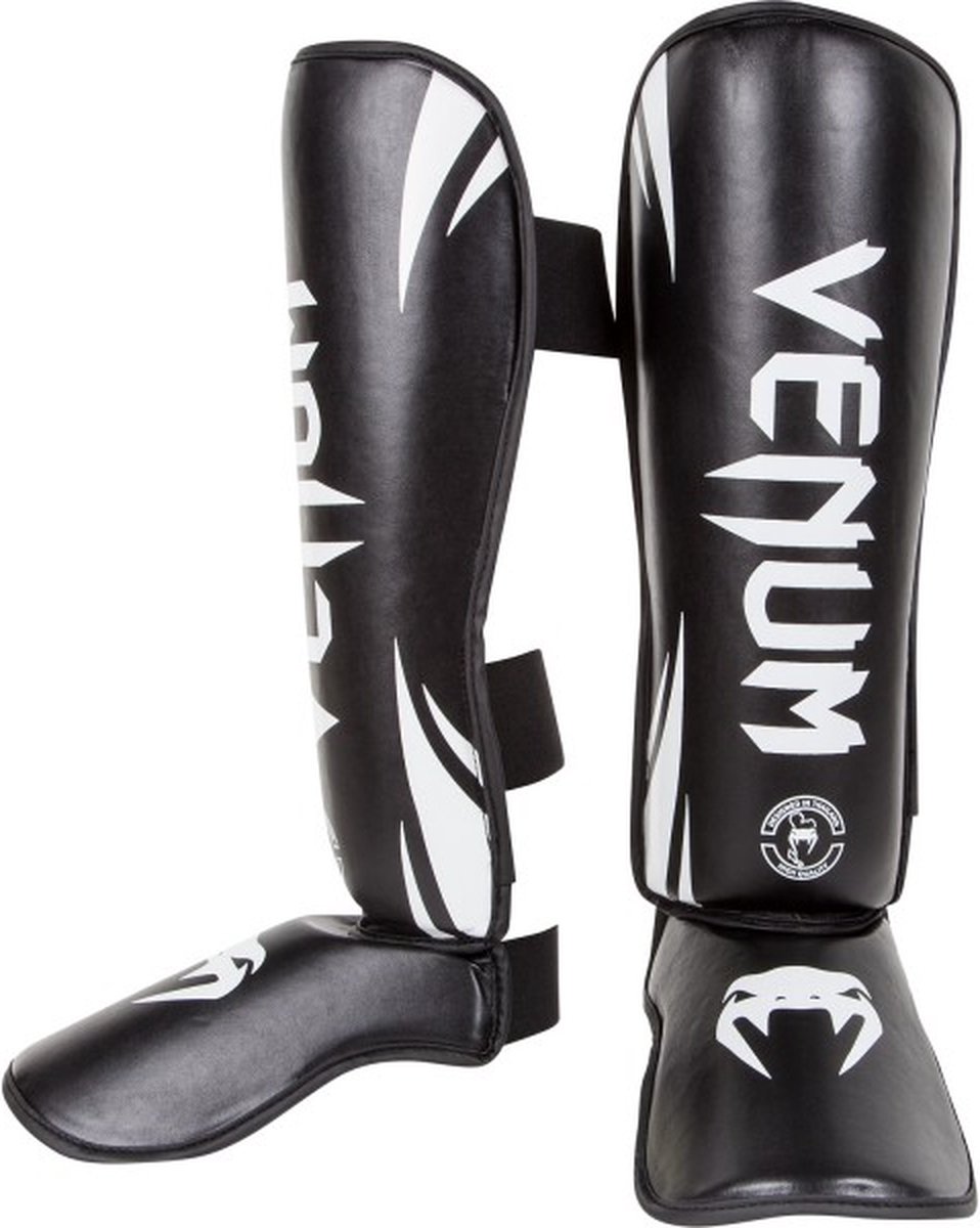 Venum Scheenbeschermers Challenger - Zwart/Wit - Maat M