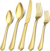 MeijerBoon - klassiek hotel bestek - goud - 20 delig
