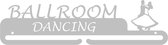 Ballroom Dancing Medaillehanger RVS (35cm breed) - Nederlands product - incl. cadeauverpakking - sportcadeau - topkado - medalhanger - medailles - danscadeau - dansprestaties- danssport- muurdecoratie