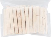 Halve wasknijpers 200 stuks - Hout FSC - verantwoord hout - knutsel wasknijpers