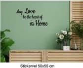 Texte mural - chambre - salon - hall - Que l'amour soit le cœur de cette maison
