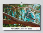 Parkieten kalender 2023 | 35x24 cm | jaarkalender 2023 | Wandkalender 2023