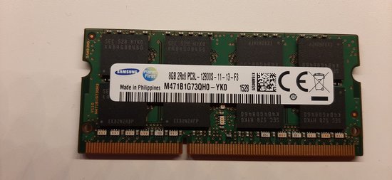 8gb 2rx8 Pc3l 12800s 11 13 F3 samsung 8 GB 8gb DDR3L s0dimm model : 2Rx8 PC3L-12800s-11-13-f3 laptop