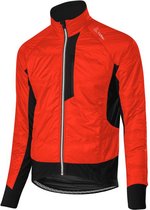 Löffler Fietsjack Hotbond Pl60 Heren Polyester/nylon Rood Mt 50