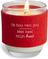 Cosy Candle "Ik hou van jou"