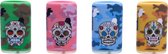 Prof - Aanstekers - Blauw Enkele Vlam - "Capsule Mexican Skulll Design " - 20 stuks - Lighter  - Briquet - Blueflame