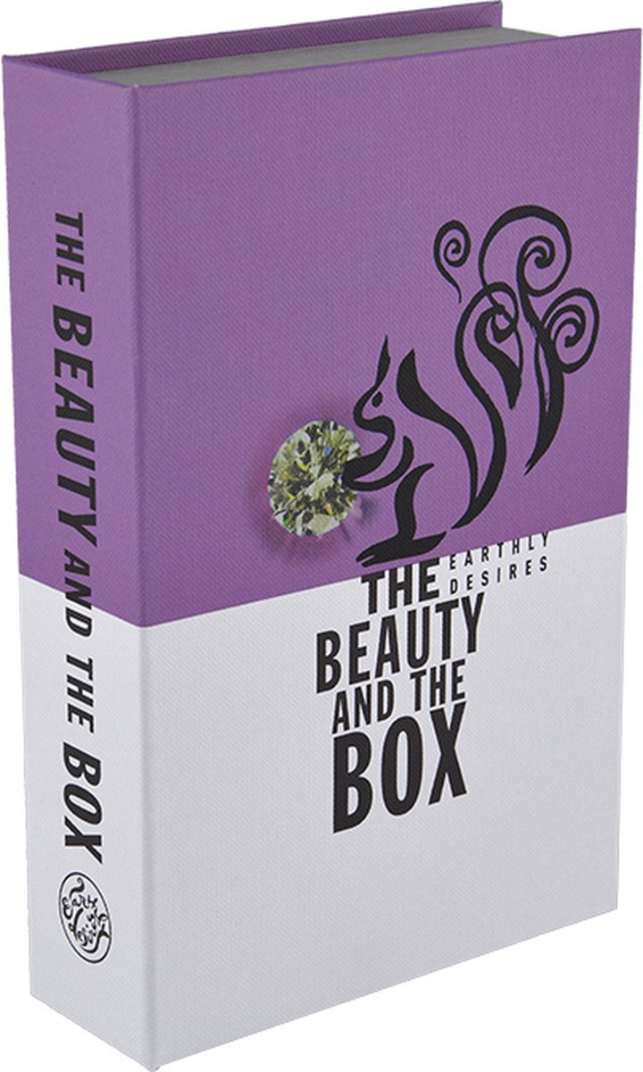 Opberger - Opbergboek - The beauty and the box - Roze - 20 x 13 x 4,5 cm