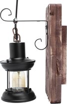 ​​Dakta® Hanglamp | Industrieel | Hout design | Zwart  Wandlamp | Lamp  | Lampen
