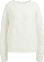 WE Fashion Dames grof gebreide trui