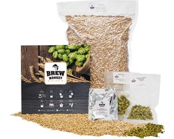 Brew Monkey Ingrediëntenpakket 5 Liter IPA Bier - Ingrediënten Bierbrouwpakket - Navulling Bierbrouw Pakket - Zelf bier brouwen - Verjaardagscadeau voor Mannen - Verjaardag cadeau - Origineel bier Cadeau
