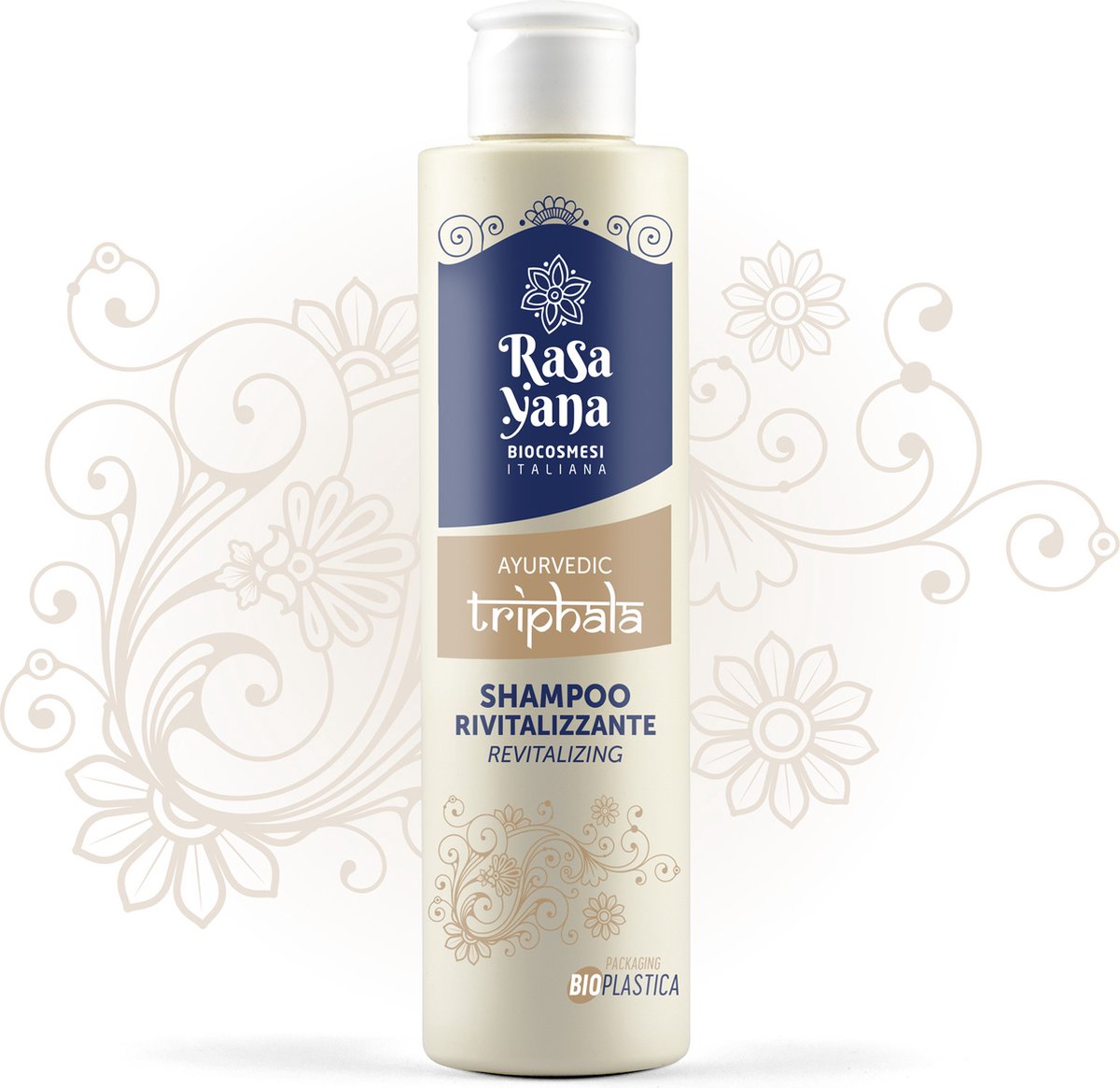 RasaYana Revitaliserende gecertificeerde shampoo met Triphala, 200ml