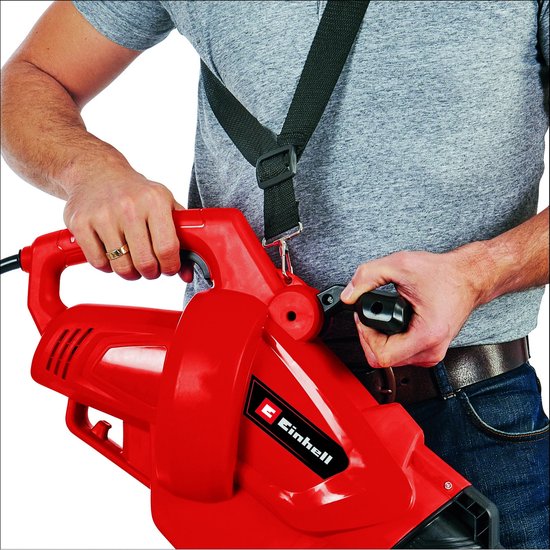 Einhell Elektrische Bladblazer/-zuiger GC-EL 3024 E - 3000 W - Blaas-/zuigfunctie - 40 L opvangzak - Blaassnelheid: 240 km/u - Hakselfunctie: 10:1