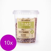 Timo Trainers Duck - Snacks pour chiens - Seau économique de 10 x 330 g