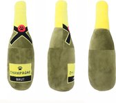 Hondenspeelgoed - Knuffel - Hond - Fles - Brut - Champagne