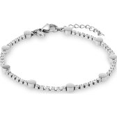 FAVS Damen-Armband Edelstahl 48 Zirkonia One Size Zilver 32018781