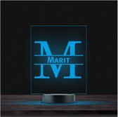 Led Lamp Met Naam - RGB 7 Kleuren - Marit
