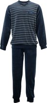 heren velours pyjama Gentlemen V-hals maat XL