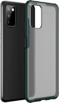 Samsung Galaxy A03s Hoesje - Mobigear - Shockproof Serie - Hard Kunststof Backcover - Groen - Hoesje Geschikt Voor Samsung Galaxy A03s