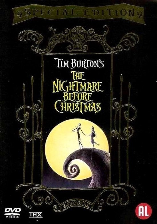 Cover van de film 'Nightmare Before Christmas'
