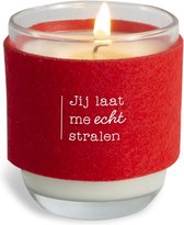 Cosy Candle "Jij laat me stralen"