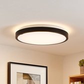 Lindby - LED plafondlamp - 1licht - ijzer, aluminium, kunststof - H: 11 cm - mat , wit - Inclusief lichtbron